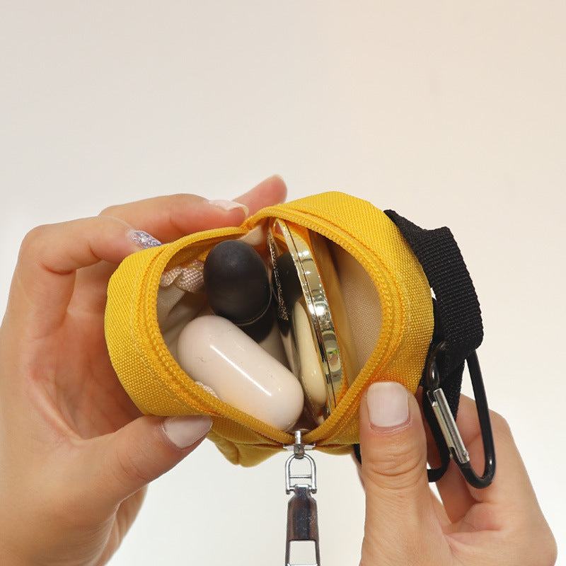 Wholesale Japanese Fruit Canvas Coin Purse Keychain